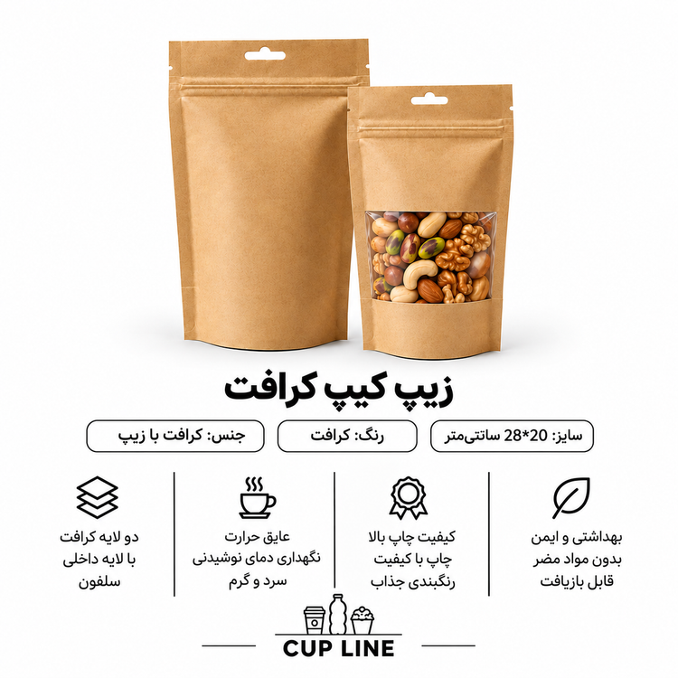 زیپ کیپ کرافت کیلویی | کاپ لاین